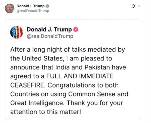 Operation Sindoor Big Breaking: 'India and Pakistan have agreed to ceasefire', US President Trump's big claim