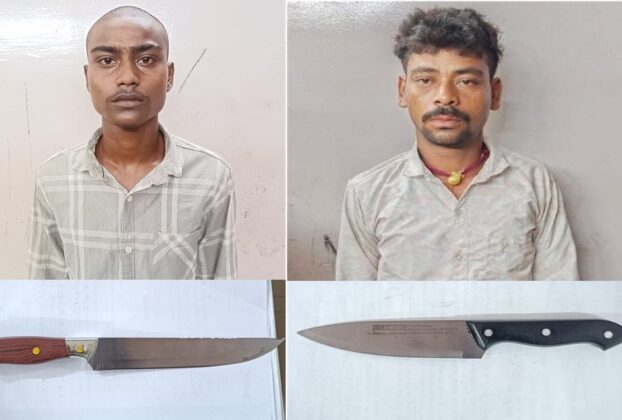 RAIPUR CRIME: Two accused arrested with sharp knife in Raipur, action taken against both under Arms Act