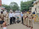 Raipur News: New initiative for traffic awareness in Raipur, Collector and SSP flagged off EV 3-wheeler patrolling vehicle