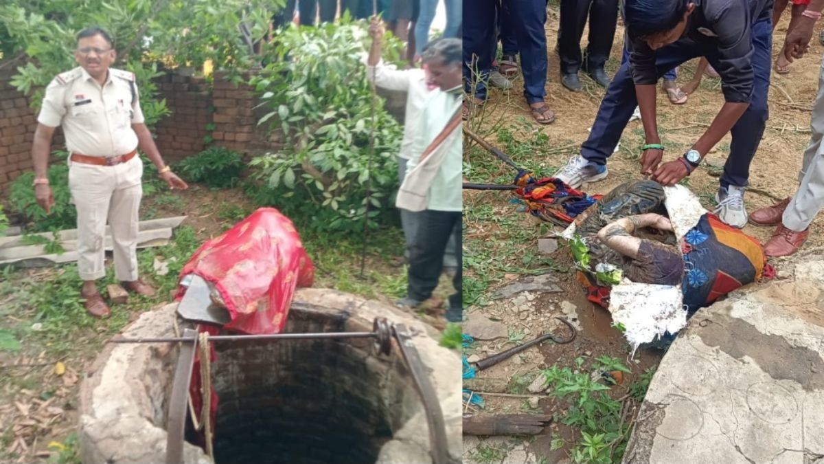 Durg Crime: Bodies of children found in two wells of the village, suspicion of murder as hands and legs were tied, sensation in the area