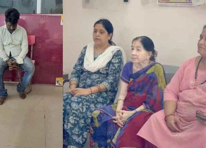 CG Crime: Attempt to rob a businessman's house at knifepoint, police caught the accused in filmy style