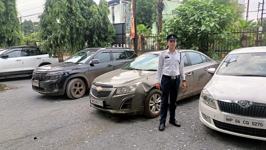 Raipur News: Stunt hobby proved costly in Naya Raipur, 6 minor drivers fined Rs 37,600