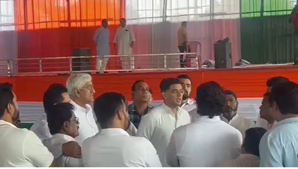 CG Politics: Congress's meeting will not be stopped due to rain, Pilot said- Kharge and Rahul's message will reach the public in any case