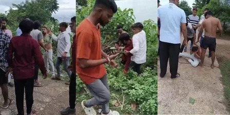 Kawardha News: The youth was brutally beaten up in public, the accused thrashed him with kicks and punches