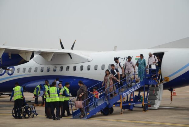 Bastar of the state got air service facility along with airport and till now almost three lakh passengers have flown through it*